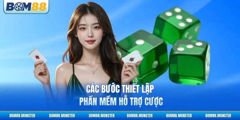 Các bước thiết lập phần mềm hỗ trợ cược